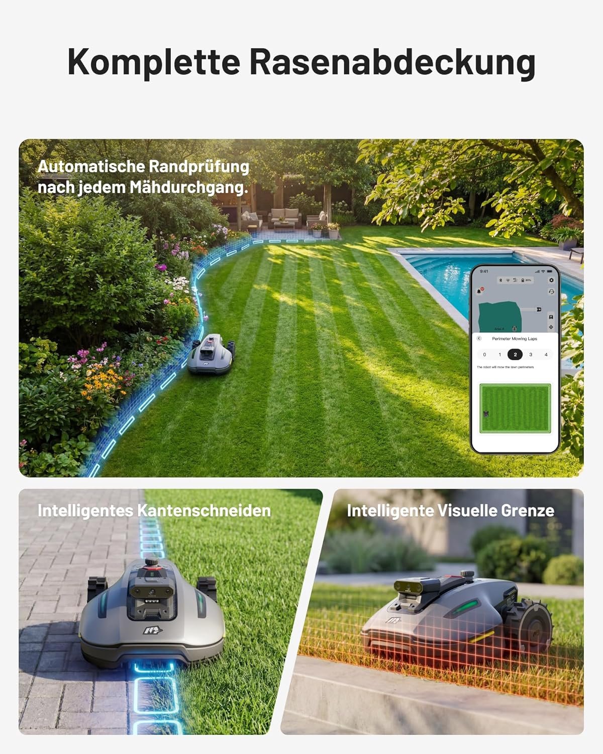 mammotion yuka mini 2 500 robotic lawnmower without boundary cable, recommendation 500 m², no rtk, no signal cancellation, ai truevision navigation, car multi zone mapping, dropmow, rwd for 45% slope MAMMOTION YUKA mini 2 500 Robotic Lawnmower without Boundary Cable, Recommendation 500 m², No RTK, No Signal Cancellation, AI TrueVision Navigation, Car Multi-Zone Mapping, DropMow, RWD for 45% Slope